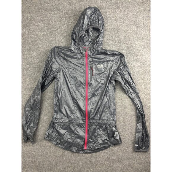 Mountain Hardwear Jacket Womens Small Hooded Windbreaker Packable Lightweight - Picture 1 of 8